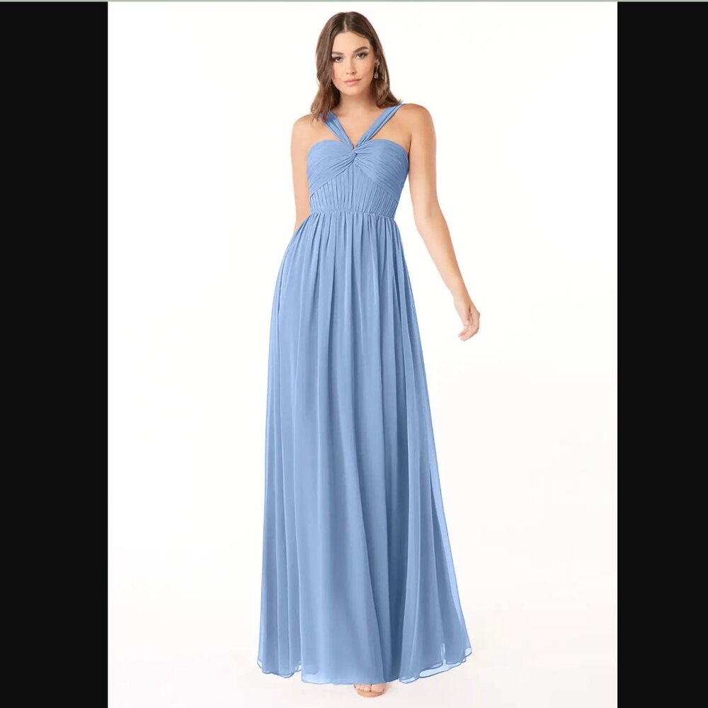 Azazie Dionne Steel Blue A4